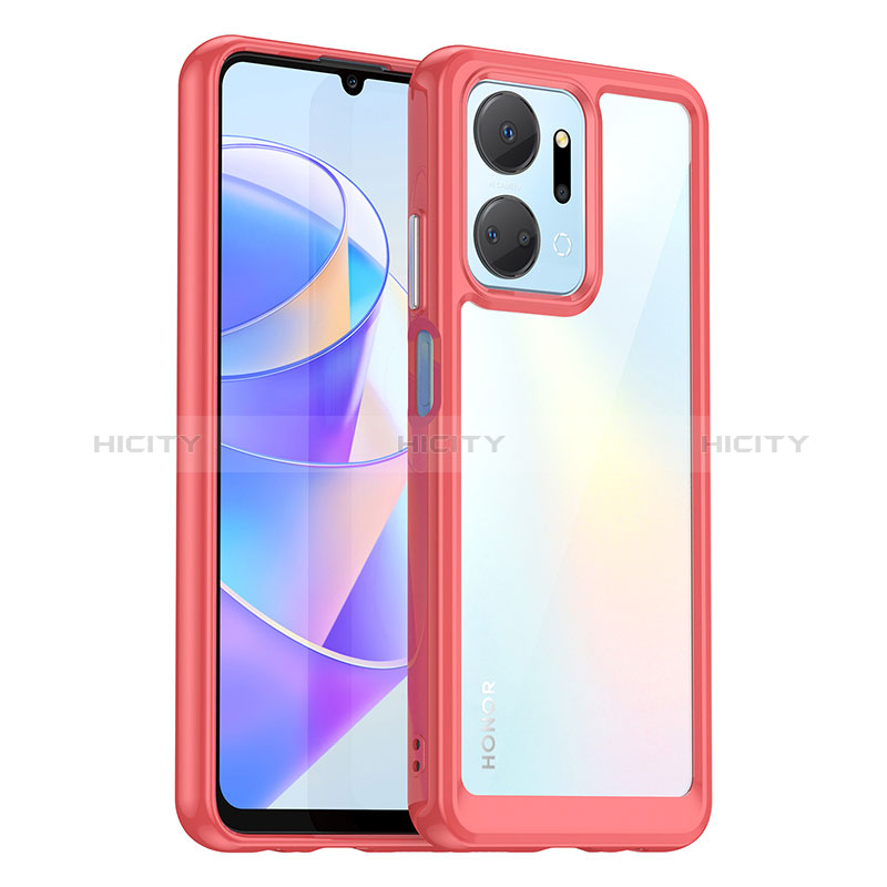 Carcasa Bumper Funda Silicona Transparente J01S para Huawei Honor X7a