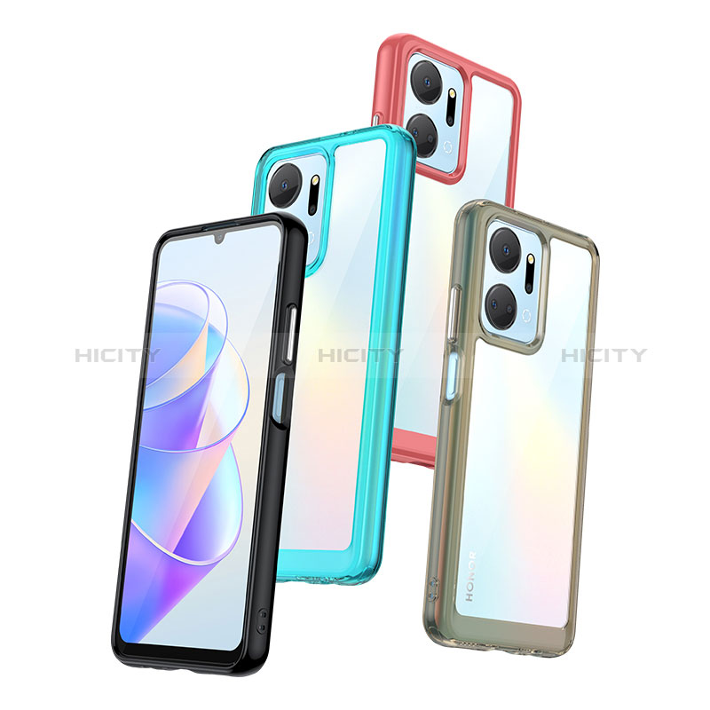 Carcasa Bumper Funda Silicona Transparente J01S para Huawei Honor X7a