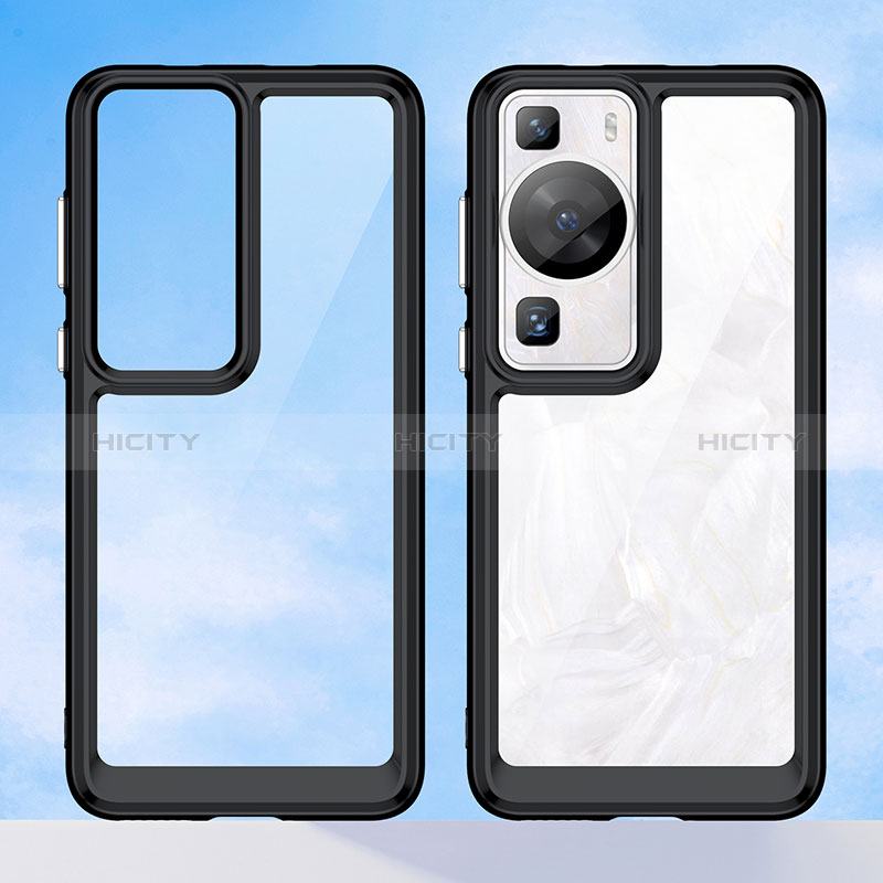 Carcasa Bumper Funda Silicona Transparente J01S para Huawei P60 Pro