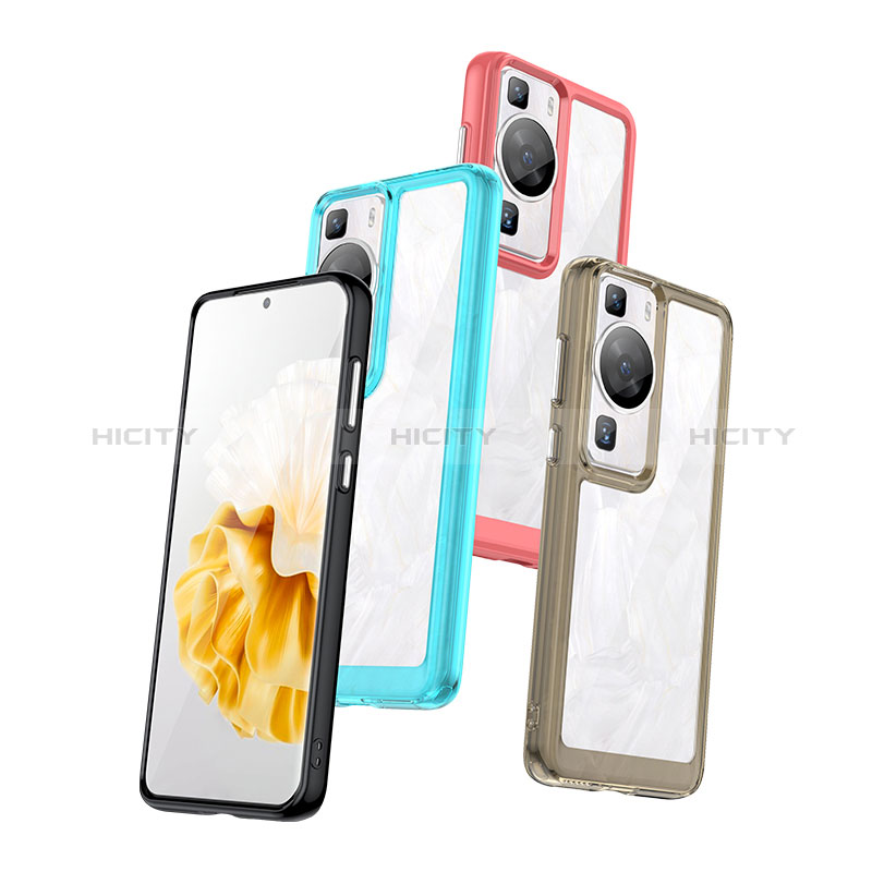 Carcasa Bumper Funda Silicona Transparente J01S para Huawei P60 Pro