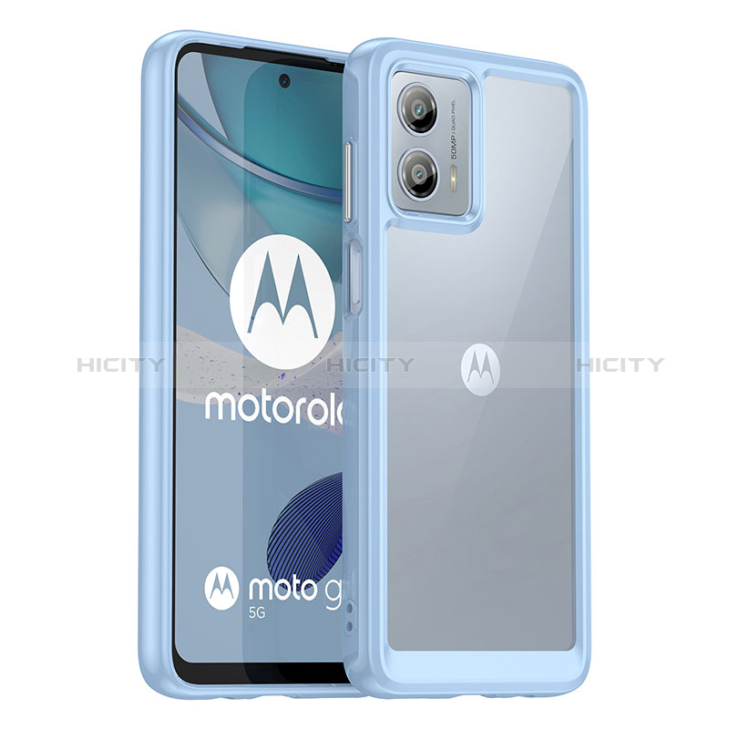 Carcasa Bumper Funda Silicona Transparente J01S para Motorola Moto G53 5G