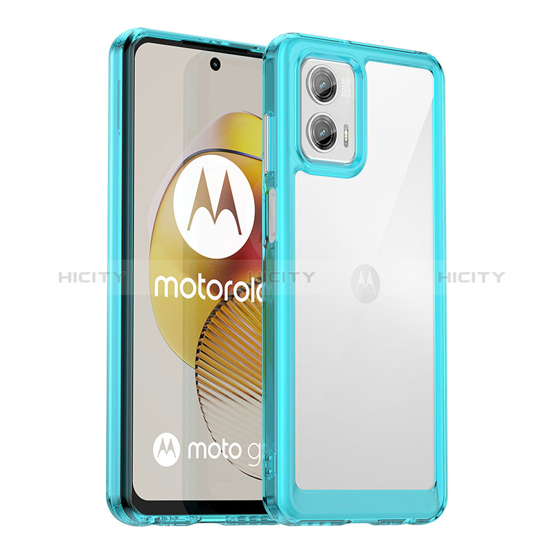 Carcasa Bumper Funda Silicona Transparente J01S para Motorola Moto G73 5G