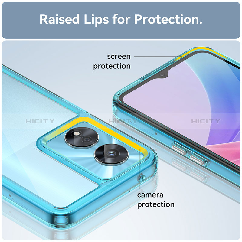 Carcasa Bumper Funda Silicona Transparente J01S para Oppo A1 Pro 5G