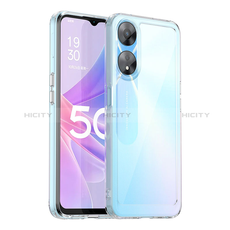 Carcasa Bumper Funda Silicona Transparente J01S para Oppo A78 5G