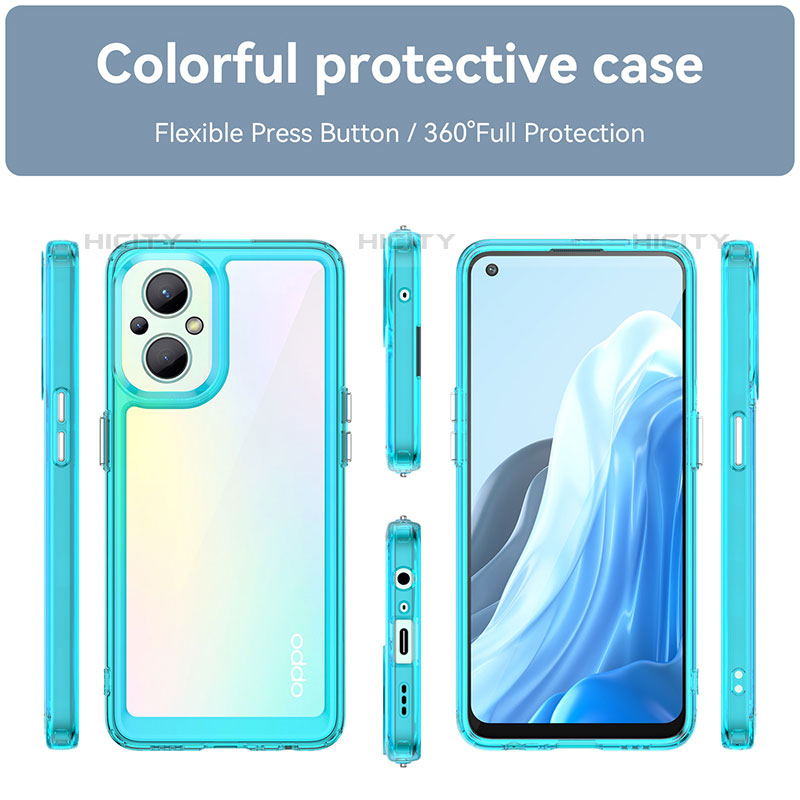 Carcasa Bumper Funda Silicona Transparente J01S para Oppo F21s Pro 5G