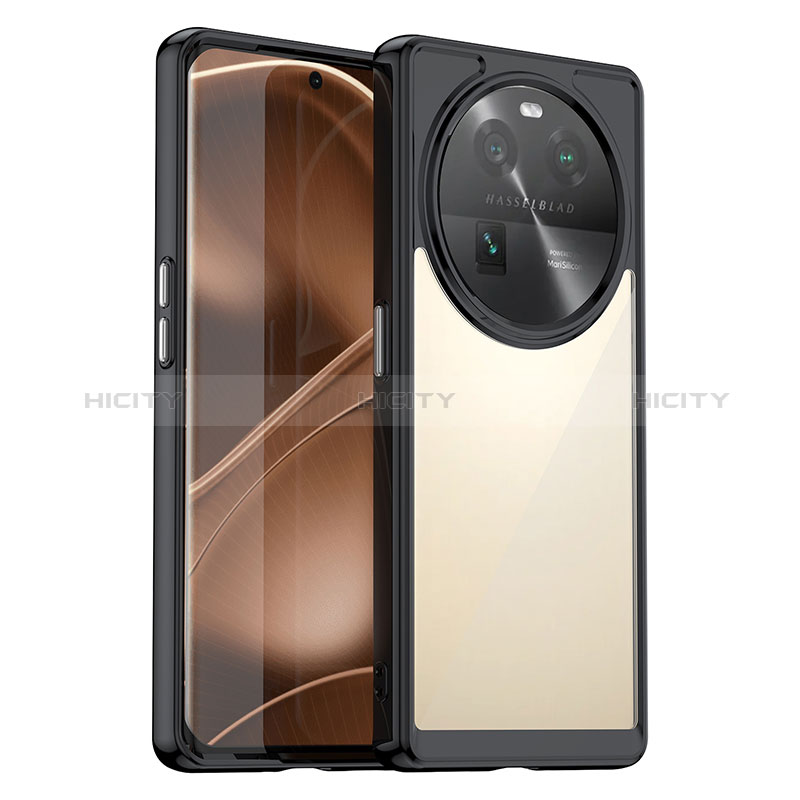 Carcasa Bumper Funda Silicona Transparente J01S para Oppo Find X6 Pro 5G