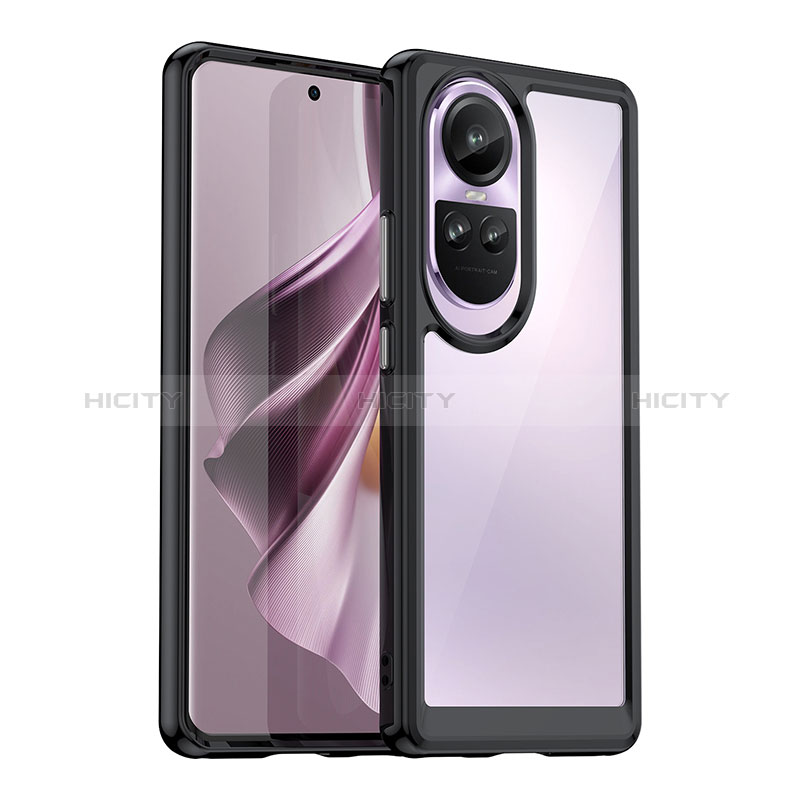 Carcasa Bumper Funda Silicona Transparente J01S para Oppo Reno10 5G