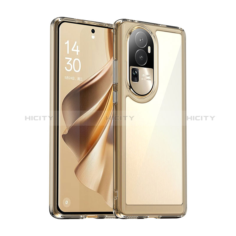 Carcasa Bumper Funda Silicona Transparente J01S para Oppo Reno10 Pro+ Plus 5G