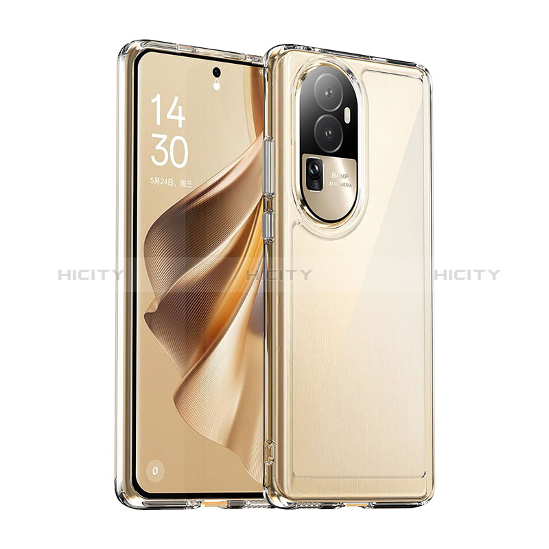 Carcasa Bumper Funda Silicona Transparente J01S para Oppo Reno10 Pro+ Plus 5G