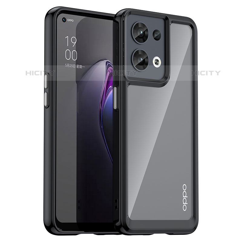 Carcasa Bumper Funda Silicona Transparente J01S para Oppo Reno8 5G