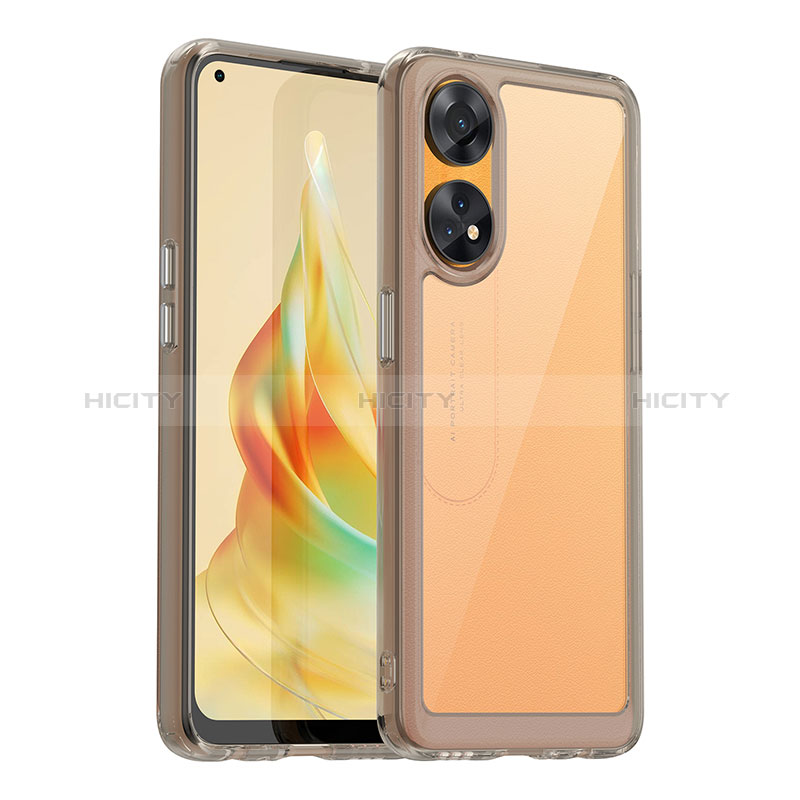 Carcasa Bumper Funda Silicona Transparente J01S para Oppo Reno8 T 4G