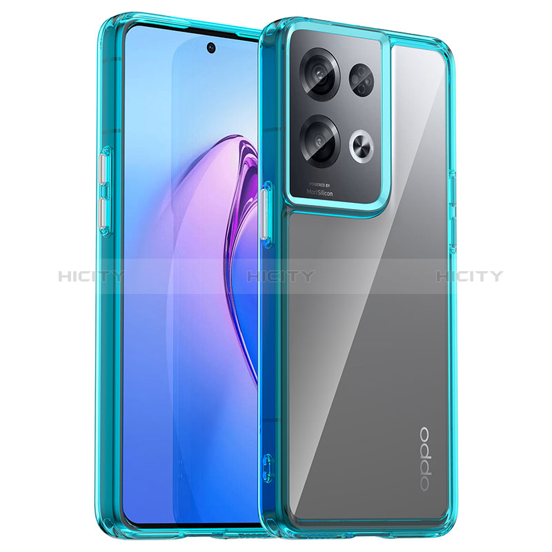 Carcasa Bumper Funda Silicona Transparente J01S para Oppo Reno9 Pro+ Plus 5G