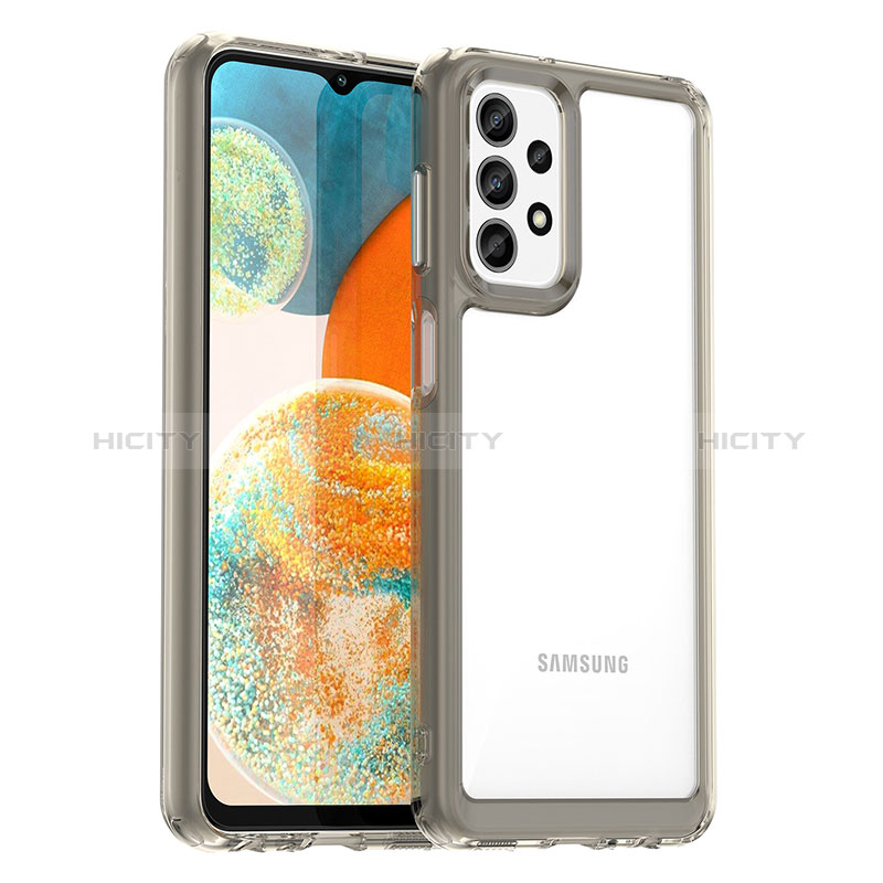 Carcasa Bumper Funda Silicona Transparente J01S para Samsung Galaxy A23 5G Gris