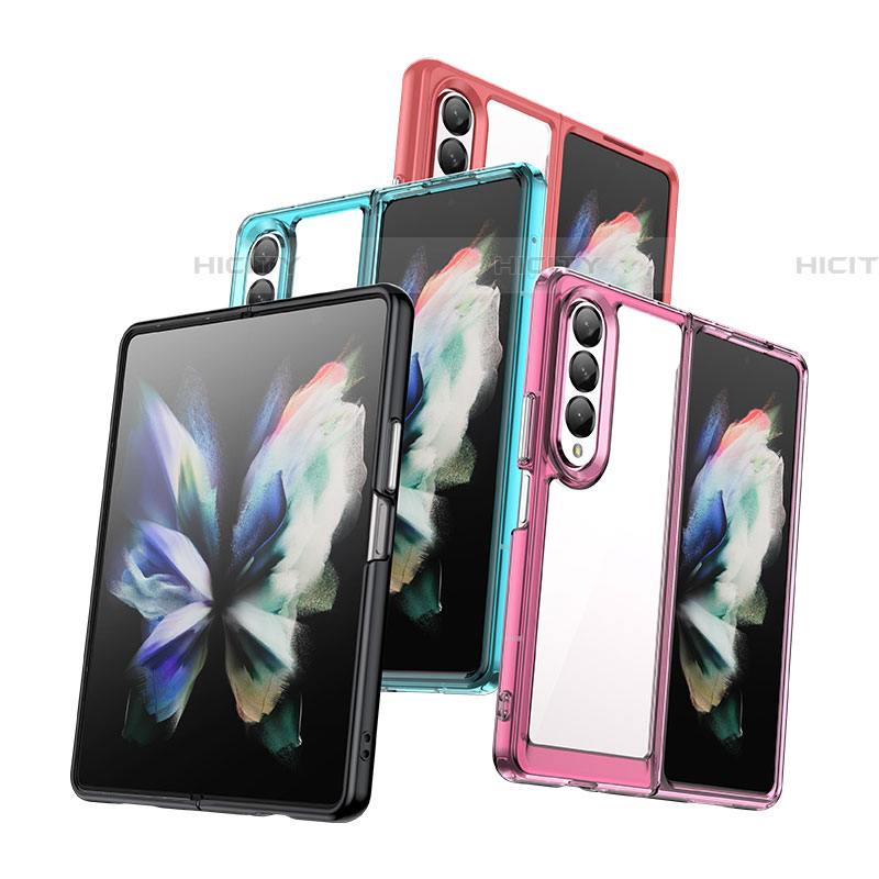 Carcasa Bumper Funda Silicona Transparente J01S para Samsung Galaxy Z Fold4 5G