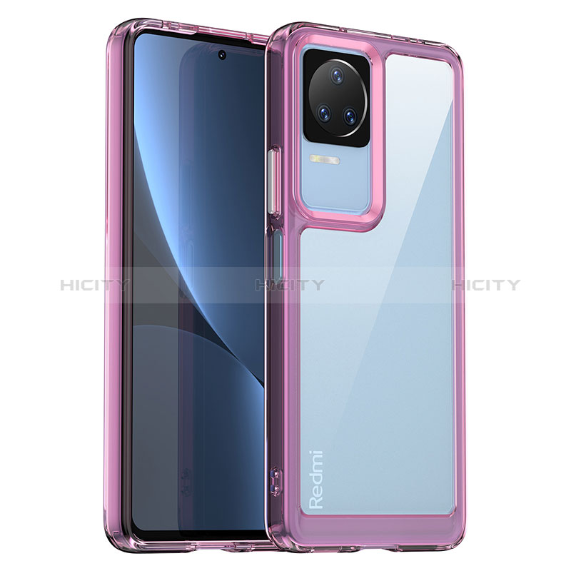 Carcasa Bumper Funda Silicona Transparente J01S para Xiaomi Poco F4 5G