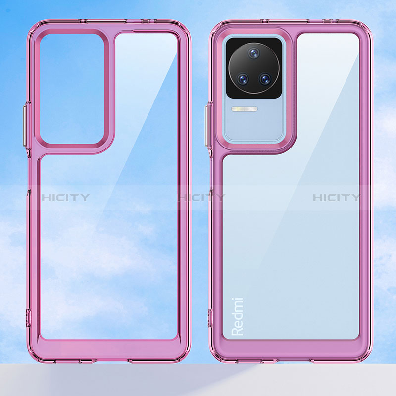 Carcasa Bumper Funda Silicona Transparente J01S para Xiaomi Poco F4 5G