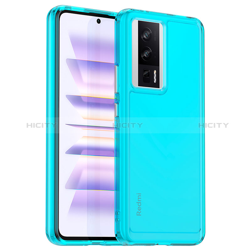 Carcasa Bumper Funda Silicona Transparente J01S para Xiaomi Poco F5 Pro 5G