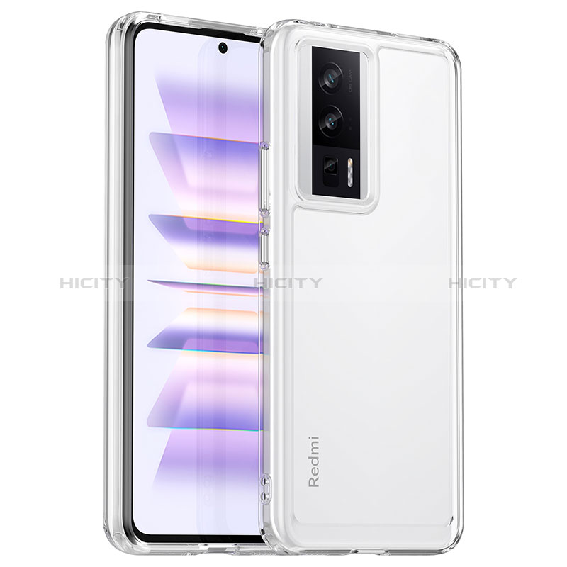 Carcasa Bumper Funda Silicona Transparente J01S para Xiaomi Poco F5 Pro 5G