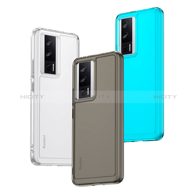 Carcasa Bumper Funda Silicona Transparente J01S para Xiaomi Poco F5 Pro 5G