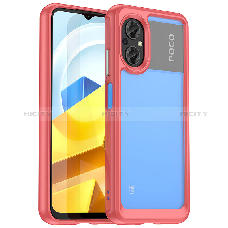 Carcasa Bumper Funda Silicona Transparente J01S para Xiaomi Poco M5 4G