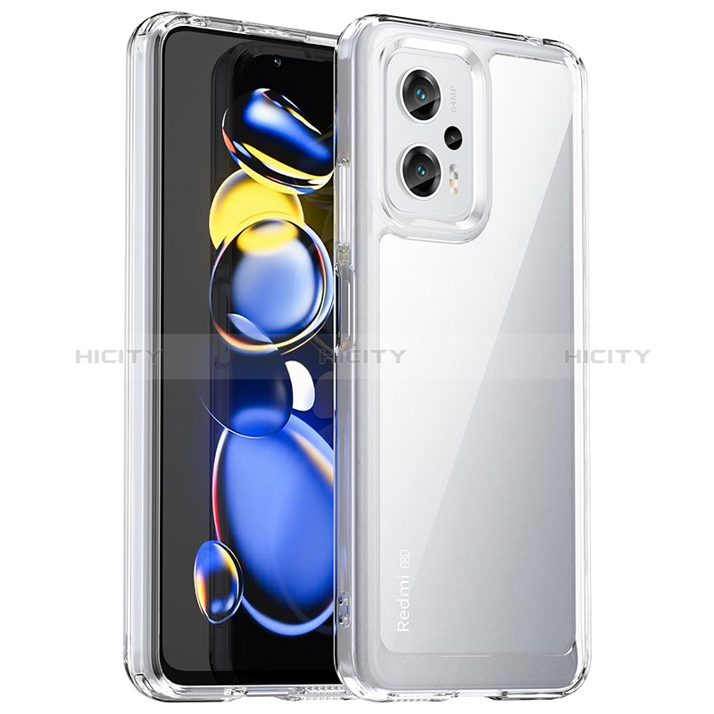 Carcasa Bumper Funda Silicona Transparente J01S para Xiaomi Poco X4 GT 5G Claro