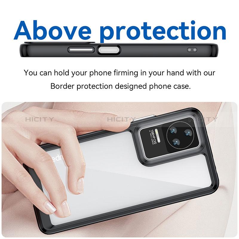 Carcasa Bumper Funda Silicona Transparente J01S para Xiaomi Redmi K50 Pro 5G