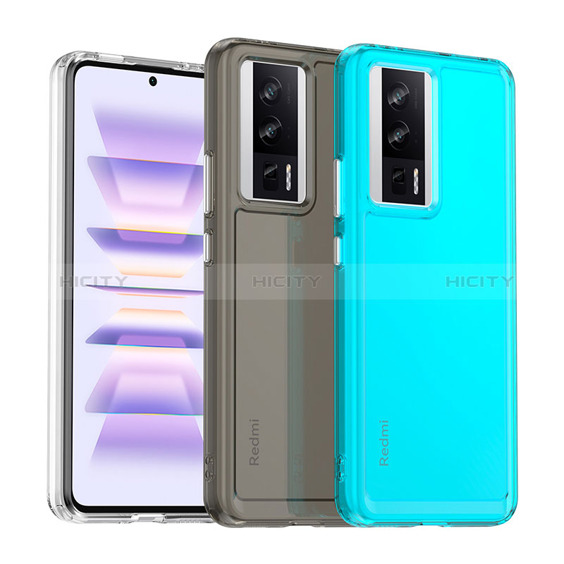 Carcasa Bumper Funda Silicona Transparente J01S para Xiaomi Redmi K60 Pro 5G