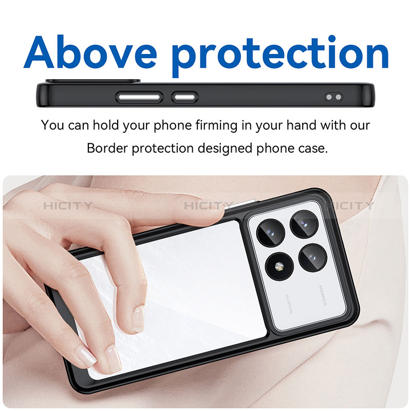 Carcasa Bumper Funda Silicona Transparente J01S para Xiaomi Redmi K70 Pro 5G