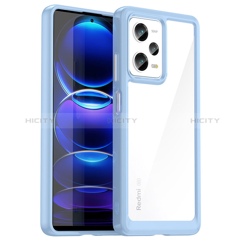 Carcasa Bumper Funda Silicona Transparente J01S para Xiaomi Redmi Note 12 Pro 5G