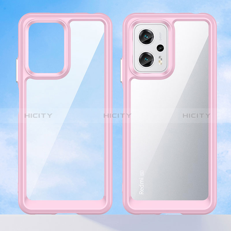 Carcasa Bumper Funda Silicona Transparente J01S para Xiaomi Redmi Note 12T Pro 5G