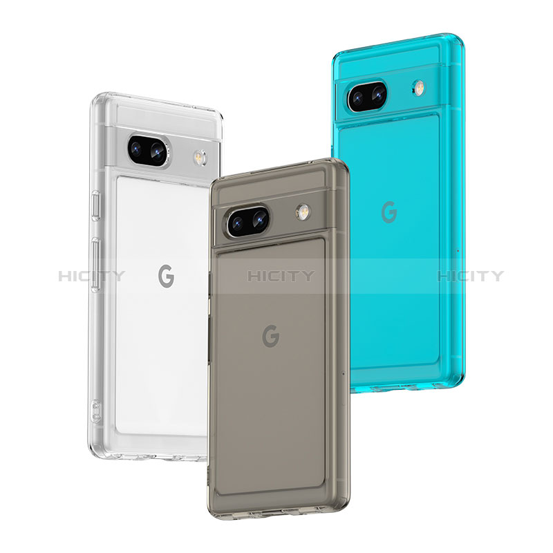 Carcasa Bumper Funda Silicona Transparente J02S para Google Pixel 7a 5G