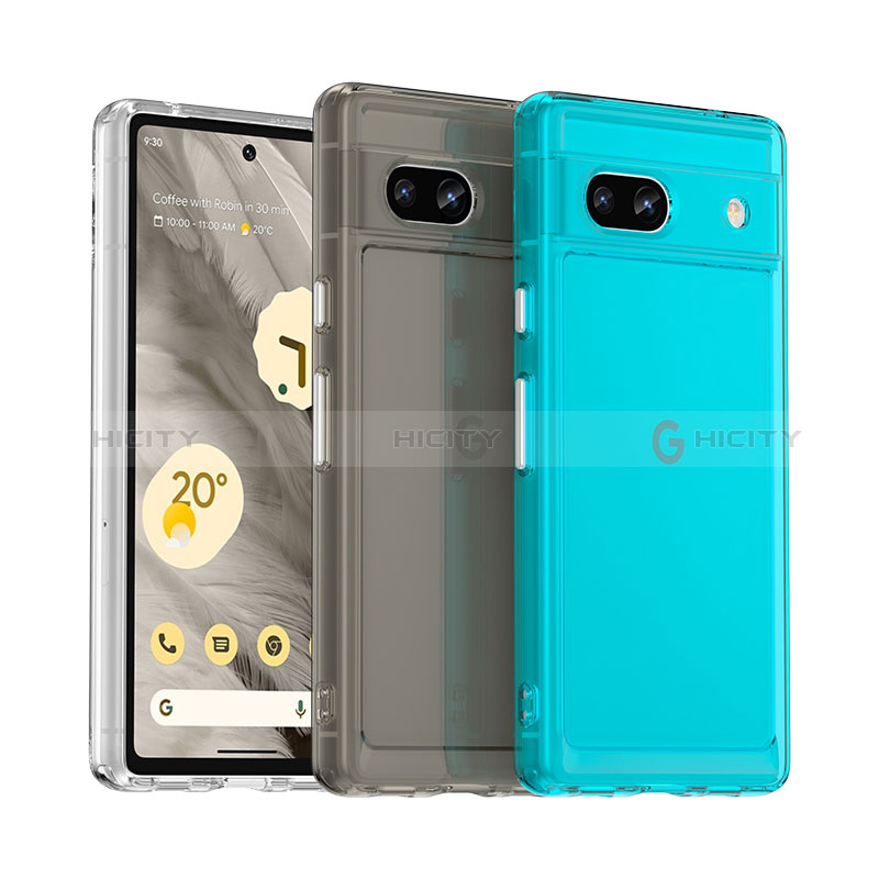 Carcasa Bumper Funda Silicona Transparente J02S para Google Pixel 7a 5G