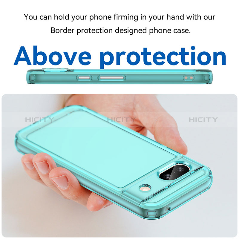 Carcasa Bumper Funda Silicona Transparente J02S para Google Pixel 8a 5G