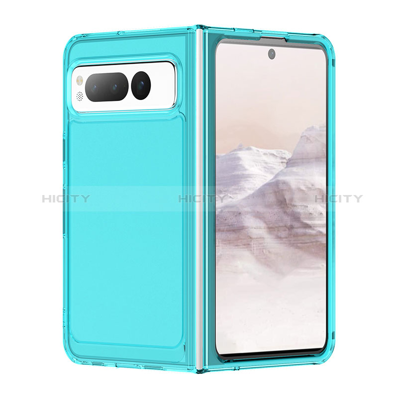 Carcasa Bumper Funda Silicona Transparente J02S para Google Pixel Fold 5G