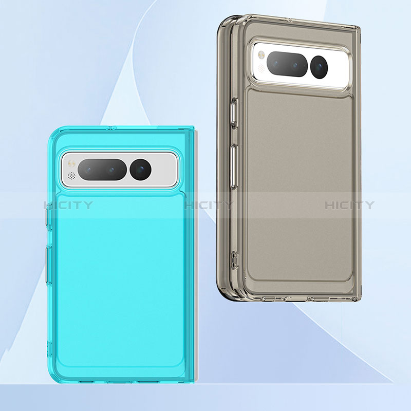 Carcasa Bumper Funda Silicona Transparente J02S para Google Pixel Fold 5G