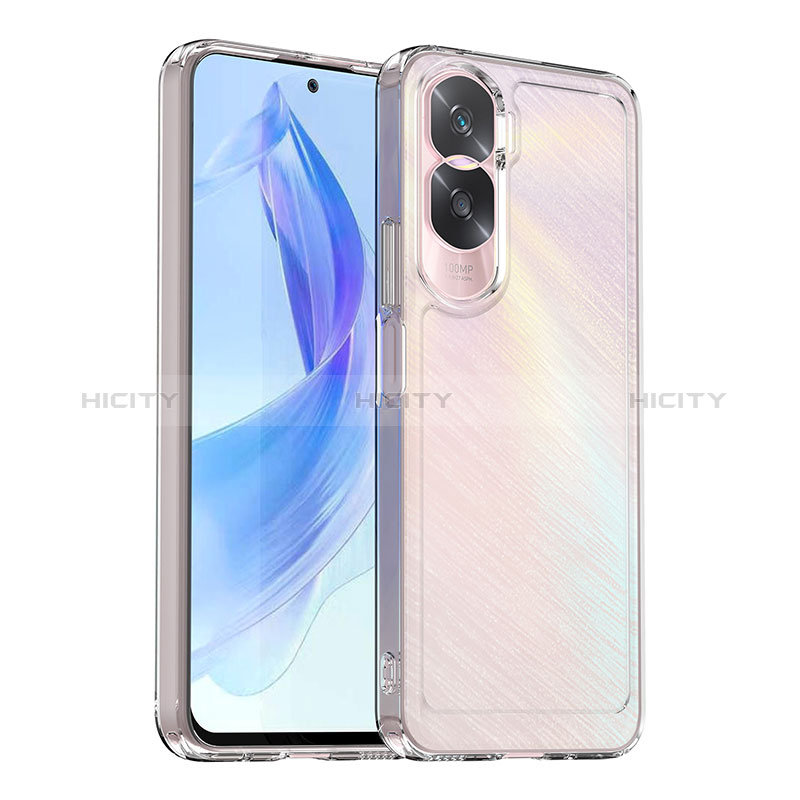 Carcasa Bumper Funda Silicona Transparente J02S para Huawei Honor 90 Lite 5G Claro