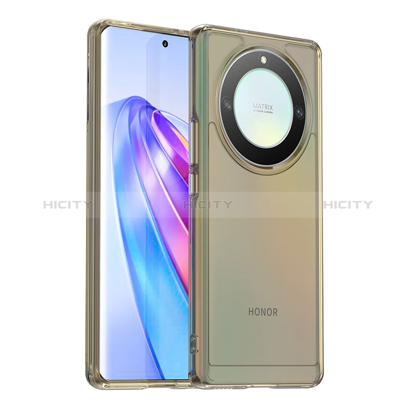 Carcasa Bumper Funda Silicona Transparente J02S para Huawei Honor Magic5 Lite 5G Gris