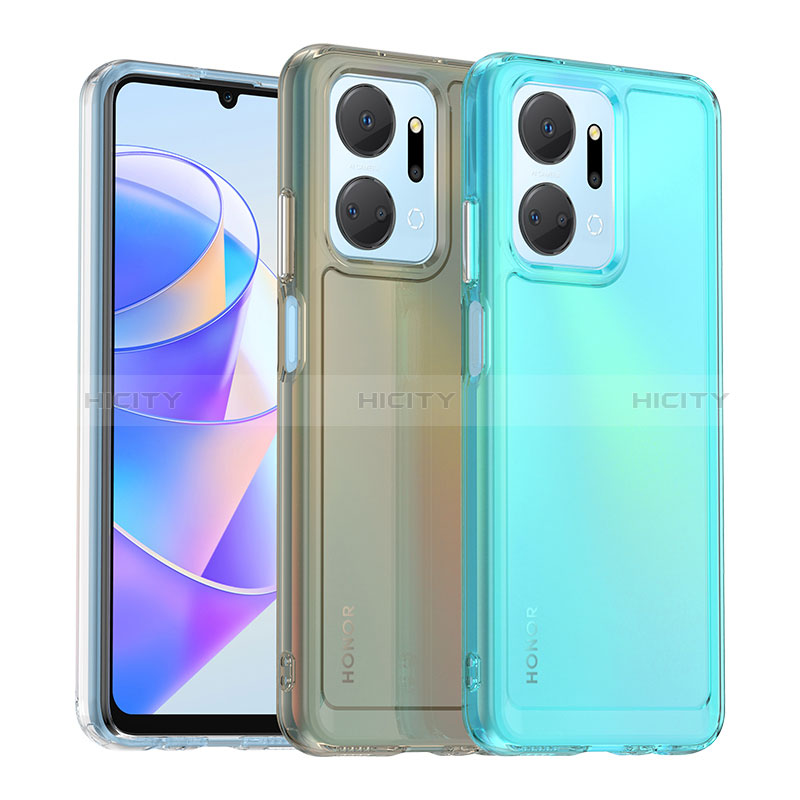 Carcasa Bumper Funda Silicona Transparente J02S para Huawei Honor X7a