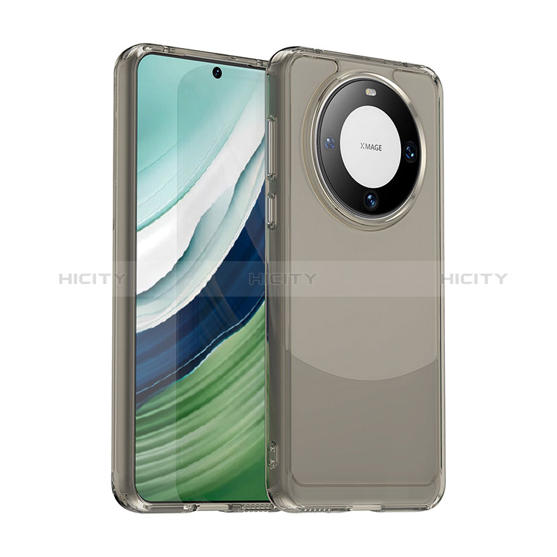 Carcasa Bumper Funda Silicona Transparente J02S para Huawei Mate 60 Gris