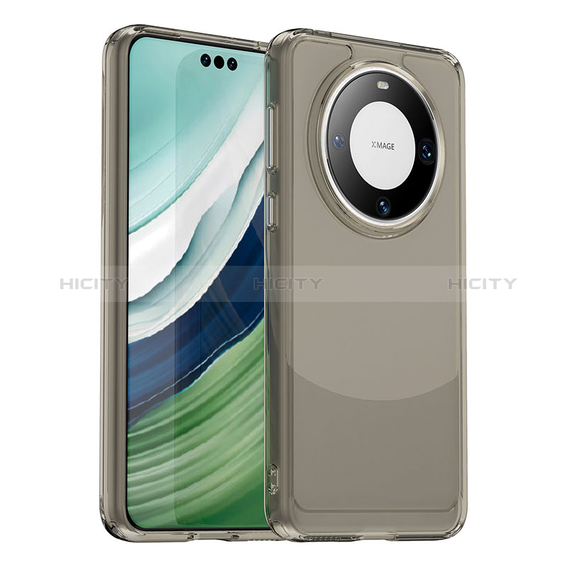 Carcasa Bumper Funda Silicona Transparente J02S para Huawei Mate 60 Pro Gris