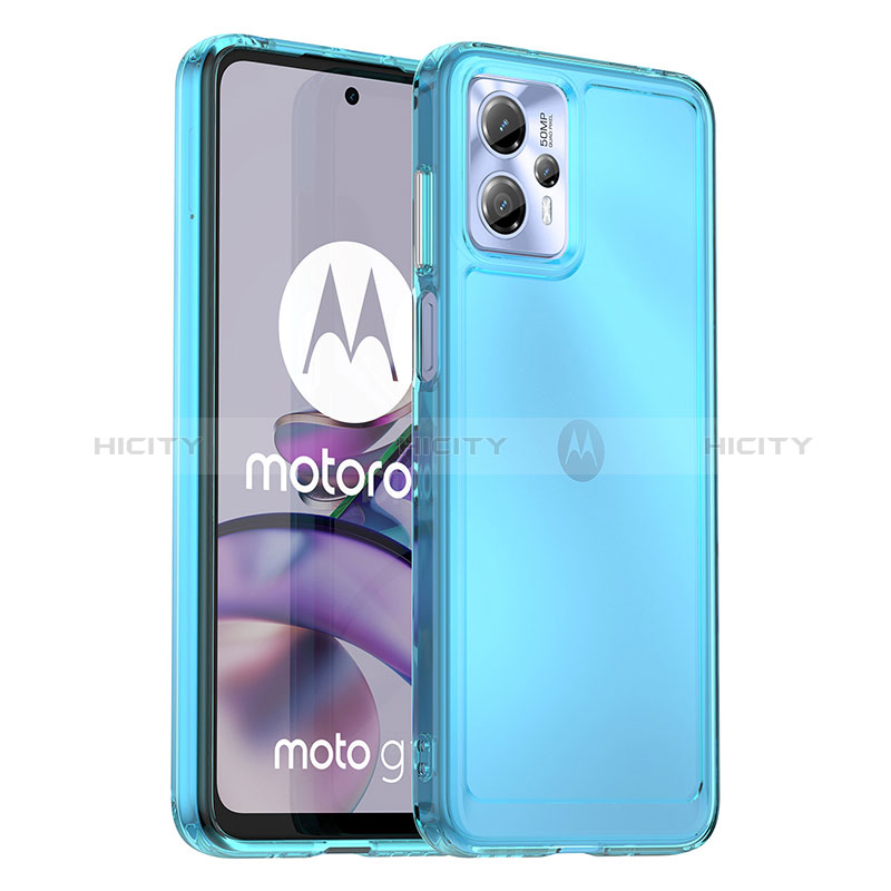 Carcasa Bumper Funda Silicona Transparente J02S para Motorola Moto G13