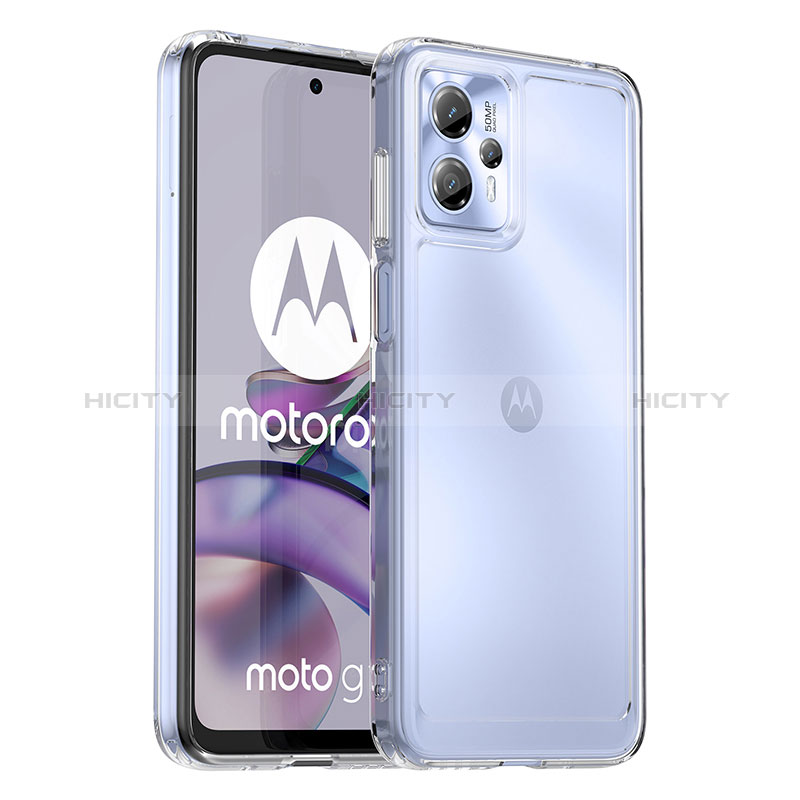 Carcasa Bumper Funda Silicona Transparente J02S para Motorola Moto G13