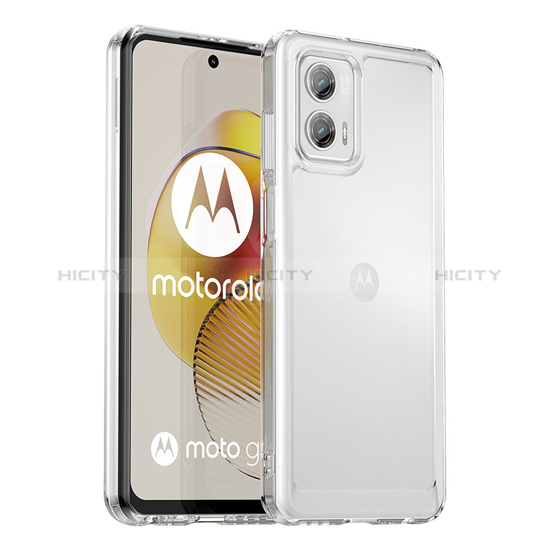 Carcasa Bumper Funda Silicona Transparente J02S para Motorola Moto G73 5G