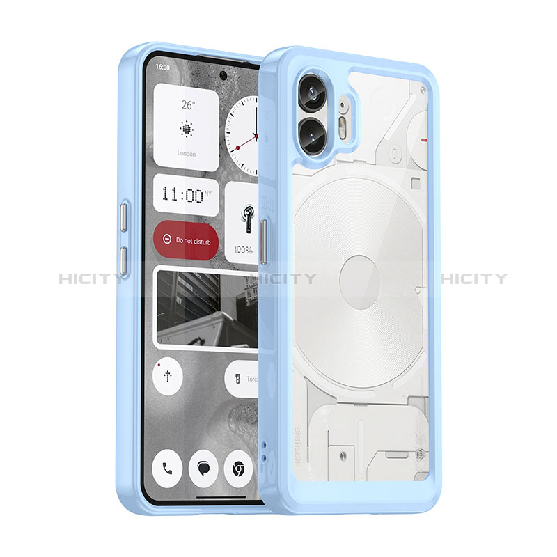 Carcasa Bumper Funda Silicona Transparente J02S para Nothing Phone 2