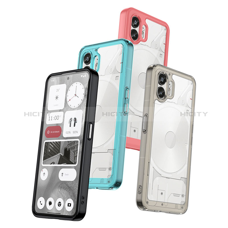 Carcasa Bumper Funda Silicona Transparente J02S para Nothing Phone 2