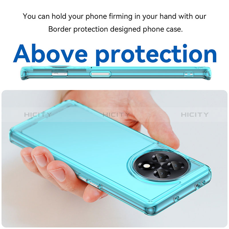 Carcasa Bumper Funda Silicona Transparente J02S para OnePlus Ace 2 5G