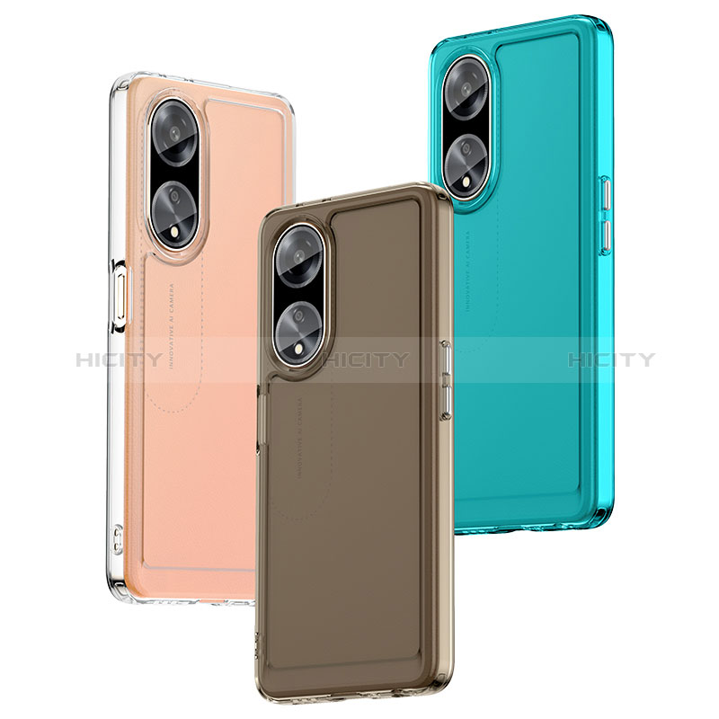 Carcasa Bumper Funda Silicona Transparente J02S para Oppo F23 5G