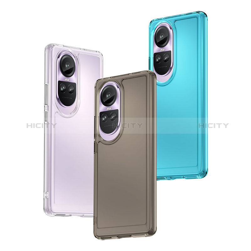 Carcasa Bumper Funda Silicona Transparente J02S para Oppo Reno10 Pro 5G