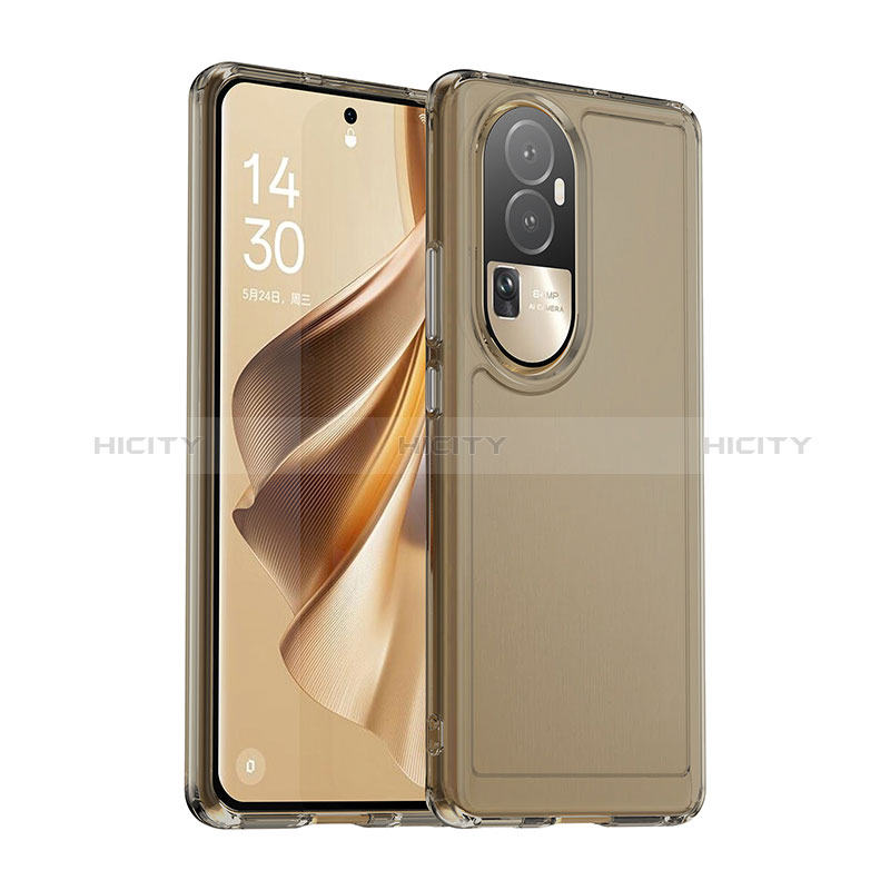 Carcasa Bumper Funda Silicona Transparente J02S para Oppo Reno10 Pro+ Plus 5G