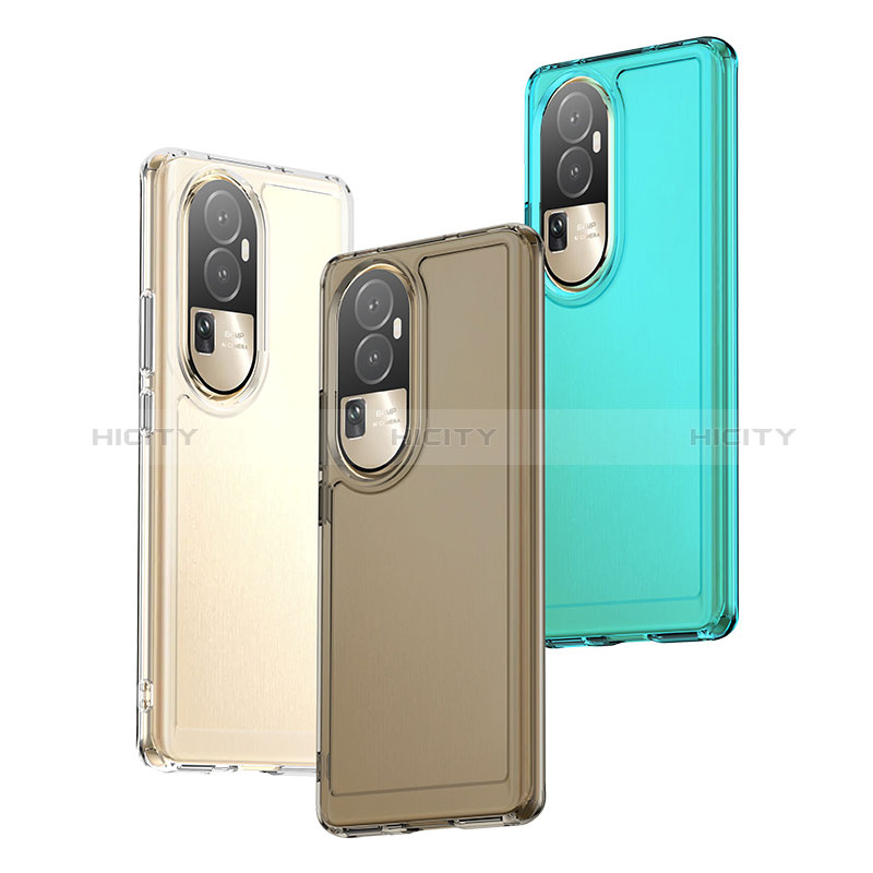 Carcasa Bumper Funda Silicona Transparente J02S para Oppo Reno10 Pro+ Plus 5G